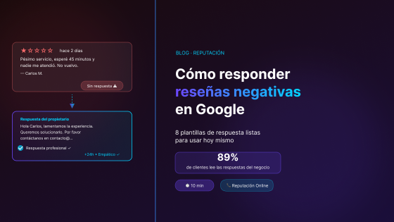 gestión reseñas Google