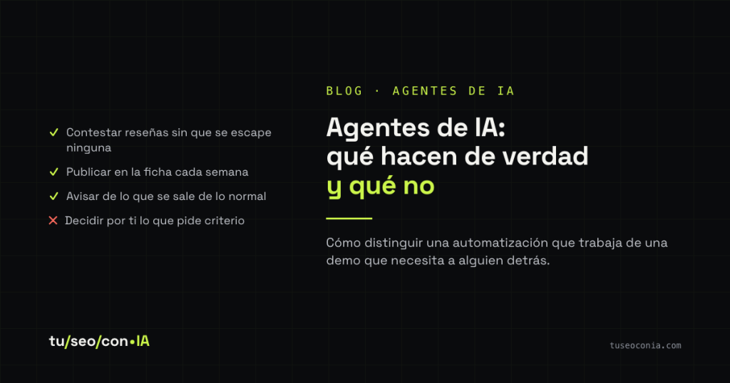 Agentes de IA para empresas: qué hacen de verdad en un negocio pequeño